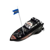Bestuurbare boot 27 Mhz - 23 cm - zwart - RC speedboot