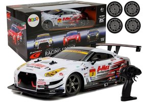 Nissan R35 re0plica RC-drift racewagen 2.4G - Wit