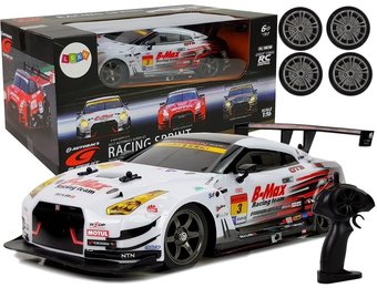 Nissan R35 re0plica RC-drift racewagen 2.4G - Wit