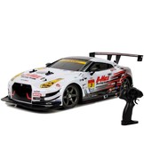 Nissan R35 re0plica RC-drift racewagen 2.4G - Wit