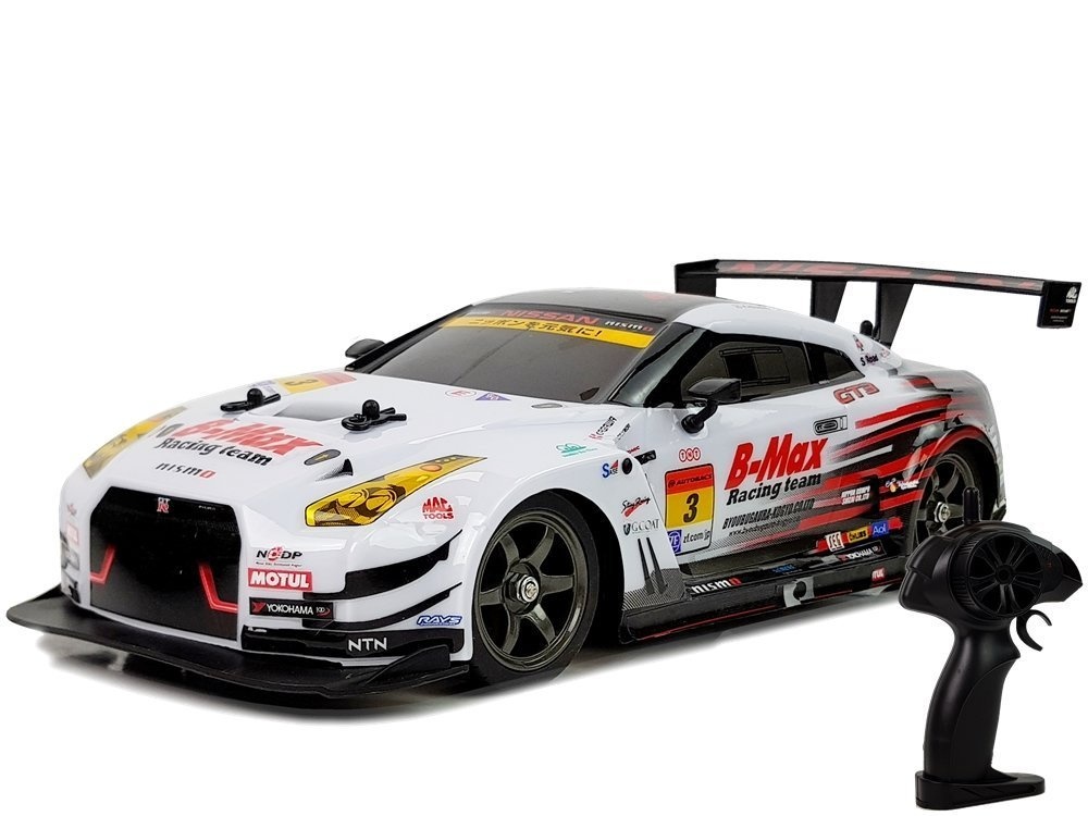 Nissan R35 re0plica RC-drift racewagen 2.4G - Wit