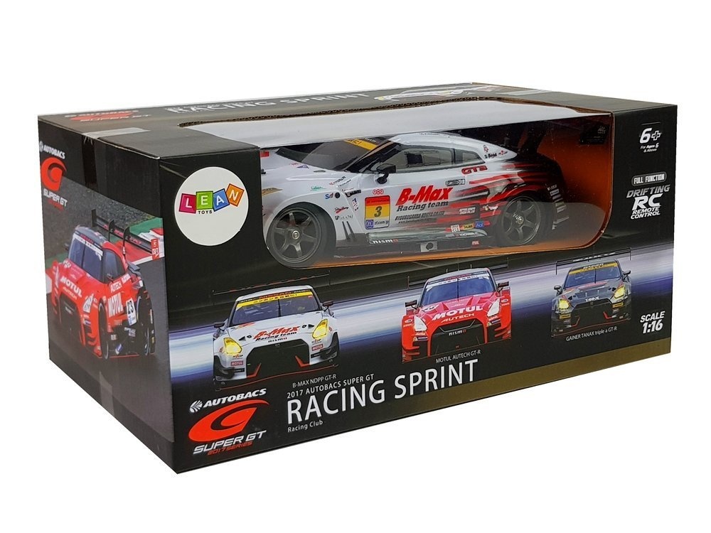 Nissan R35 re0plica RC-drift racewagen 2.4G - Wit