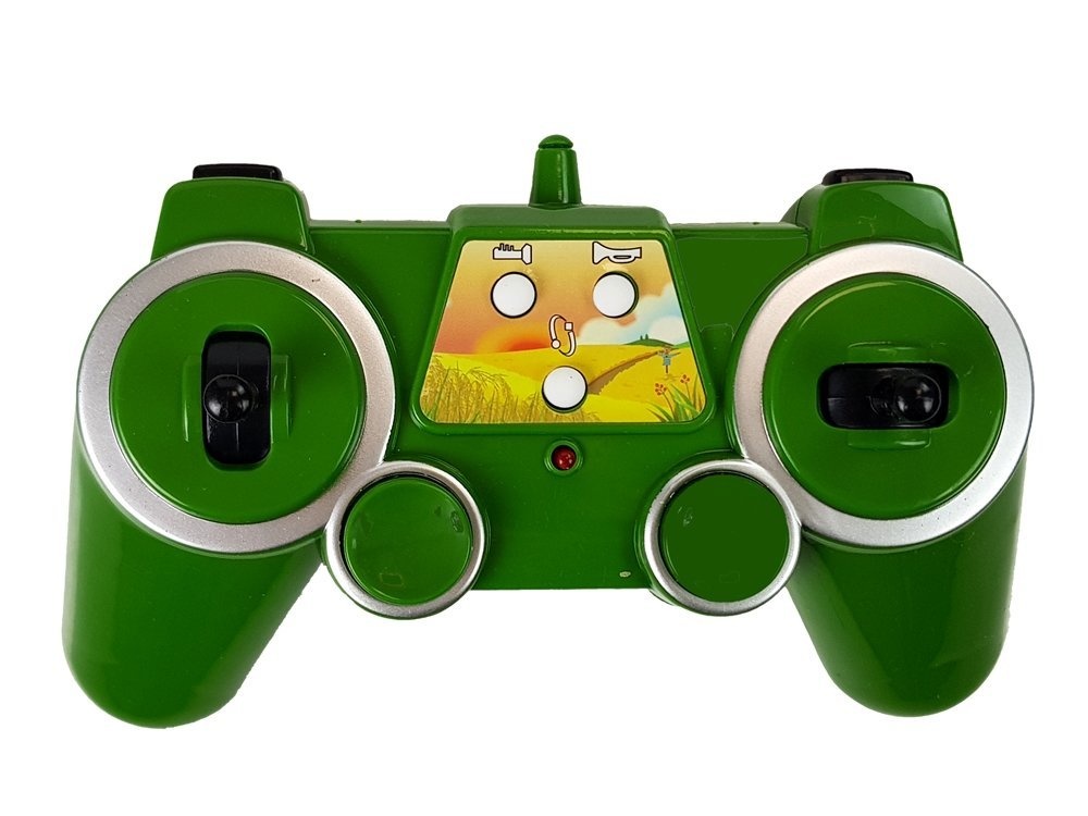 Bestuurbare trekker met aanhanger - 2.4G - 80 cm - groen