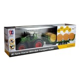 Bestuurbare trekker met aanhanger - 2.4G - 80 cm - groen