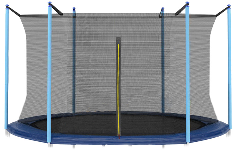 Trampoline net 250 cm binnenrand - 6 palen - 8Ft - veiligheidsnet
