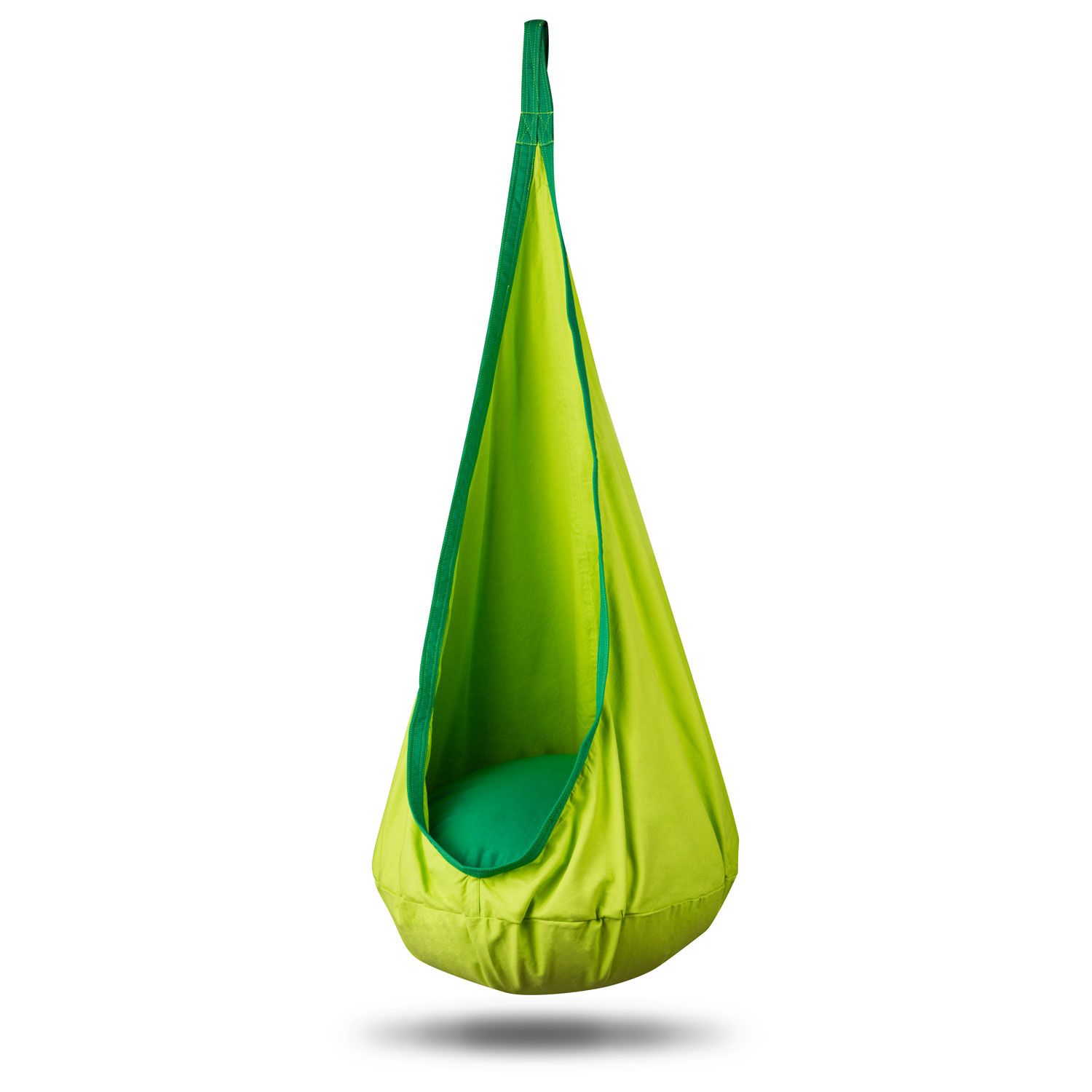 Kinder hangstoel cocon groen - tot 80 kg - wasbaar