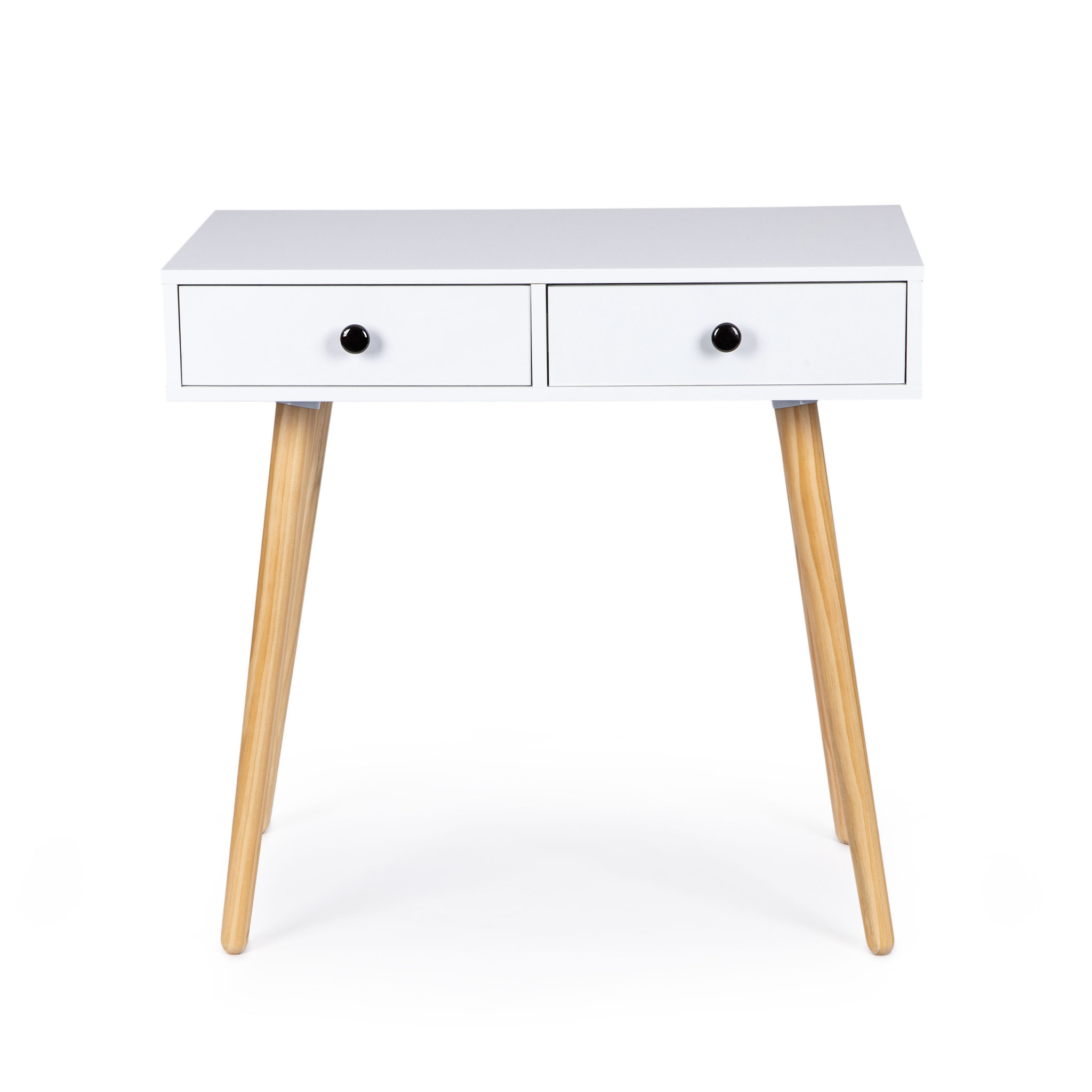 Kaptafel consoletafel 80 x 45 cm - wit - bijzettafel