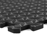Sportvloer fitness apparatuur - 61 x 61 cm - 4 stuks - zwart