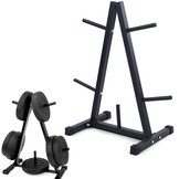 Halterrek voor gewichten & halterschijven - 5 armen - 61 x 46,5 cm