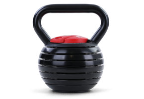Kettlebell verstelbaar 3,4 - 18 kg - losse fitness gewichten