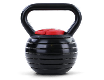 Kettlebell verstelbaar 3,4 - 18 kg - losse fitness gewichten
