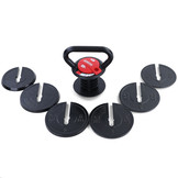 Kettlebell verstelbaar 3,4 - 18 kg - losse fitness gewichten
