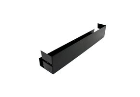 Badkamerrek 60 cm - RVS zwart - designer