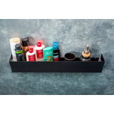 Badkamerrek 60 cm - RVS zwart - designer