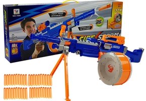 Speelgoed machinegeweer 75,5 cm + 40 foam kogels