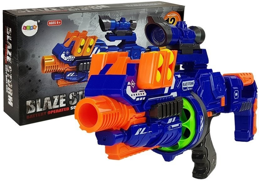 Speelgoed BB gun semi automatisch + 12 foam kogels - 3 magazijnen