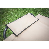 Opklapbare hangmat met frame - 220 x 95 cm - beige