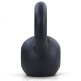 Kettlebell 8 kg zwart gietijzer - krachttraining gewichten