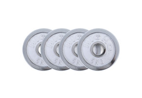 Olympische halterschijven 4 x 5 kg - 20 kg - 50 mm - zilver gietijzer