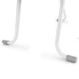 RAMROXX zwembadtrap 2 treden - tot 85 cm - grijs - zwembad accessoires