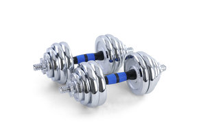 Dumbbell halterset 30 kg verchroomd - 16 halterschijven + koffer