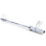 Halterstang olympisch - 150 cm - 50 mm + 2 veerklemmen - recht