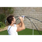 Bestway Steel Pro kinder opzetzwembad - 244 x 51 cm - dak + sproeier