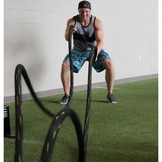 Battle rope training touw 9 m - Power rope + bevestiging