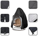 Hangstoel beschermhoes 190 x 100 cm - afdekhoes - zwart