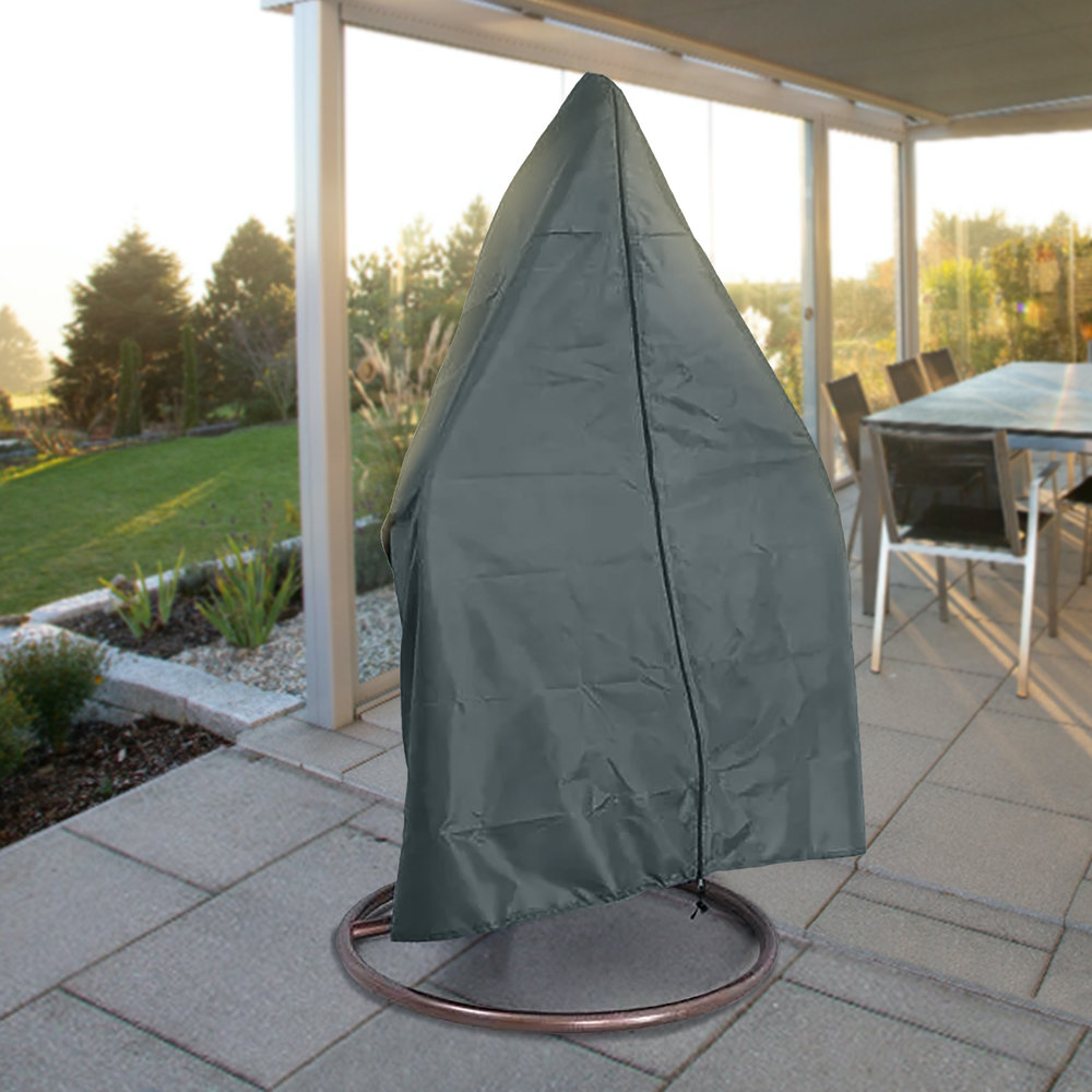 Hangstoel beschermhoes met ritssluiting waterdichte patio schommel stofdichte stoelhoes grote wicker ei schommel stoelhoezen voor buiten