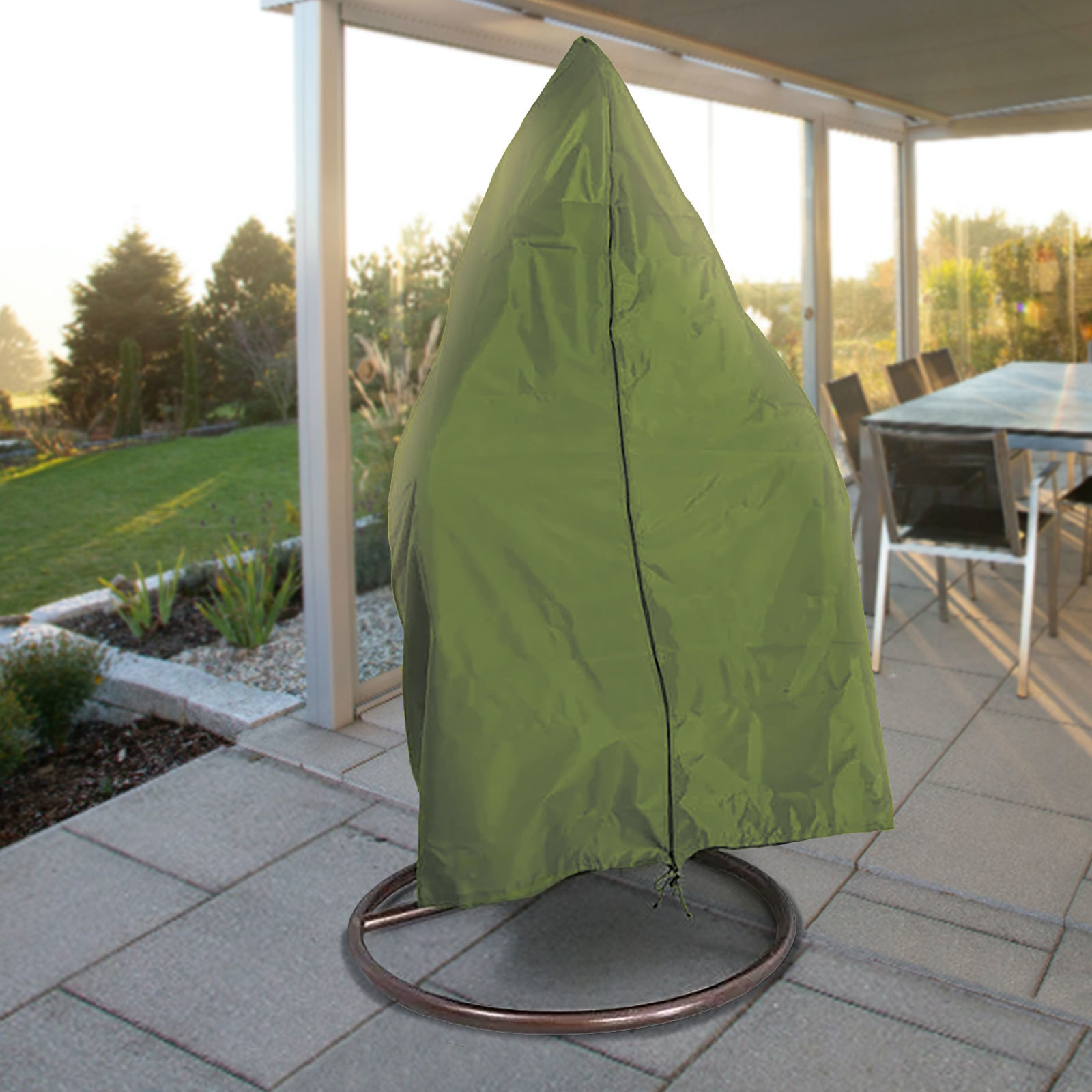 Hangstoel beschermhoes 190 x 100 cm - groen - afdekhoes