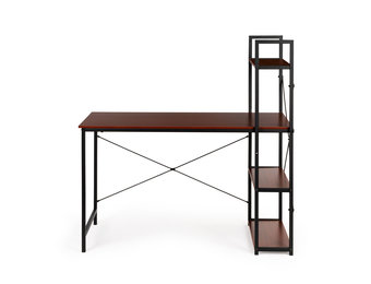 Bureau boekenkast combinatie 120 x 64 x 120 cm - eikenfineer & staal