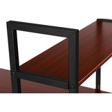 Bureau boekenkast combinatie 120 x 64 x 120 cm - eikenfineer & staal