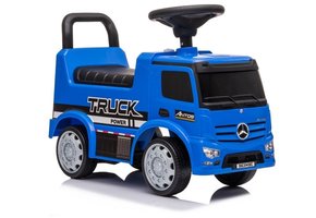 Mercedes Antos 656 loopauto blauw met geluid - blauw