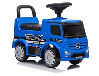Mercedes Antos 656 loopauto blauw met geluid - blauw