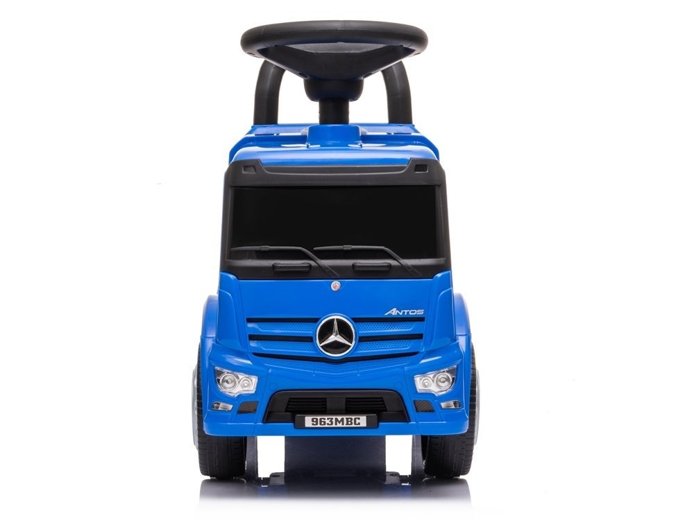 Mercedes Antos 656 loopauto blauw met geluid - blauw