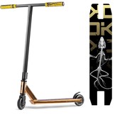 Soke Evo stuntstep goud - ABEC-9 carbon