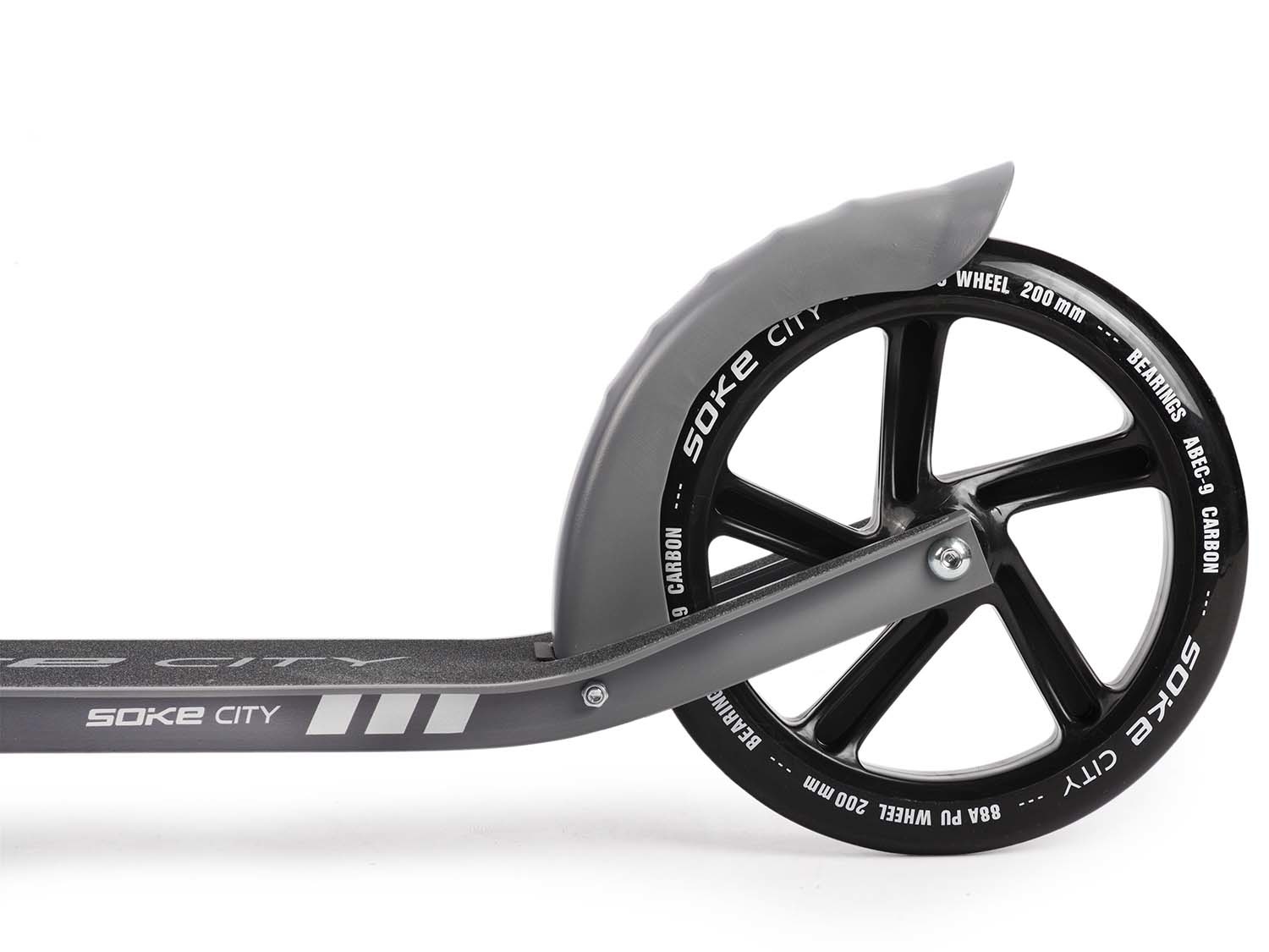 Opvouwbare city step - grijs - tot 100 kg