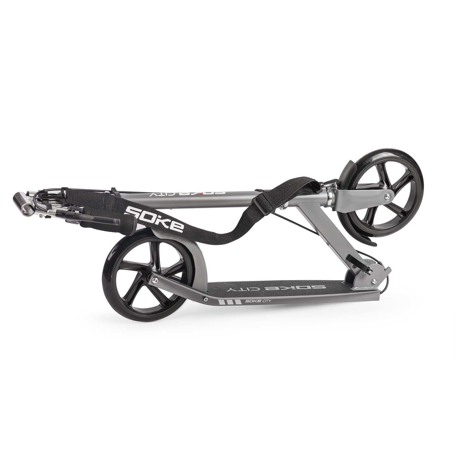 Opvouwbare city step - grijs - tot 100 kg