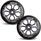 Soke Evo stuntstep wielen - 110 mm - neochrome - 2 stuks