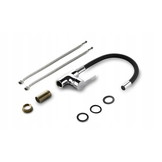 Keukenkraan zwart - met thermostaat - flexibele kraan