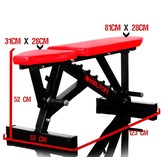 Heavy Duty sportbank - verstelbaar tot zitbank - tot 500 kg