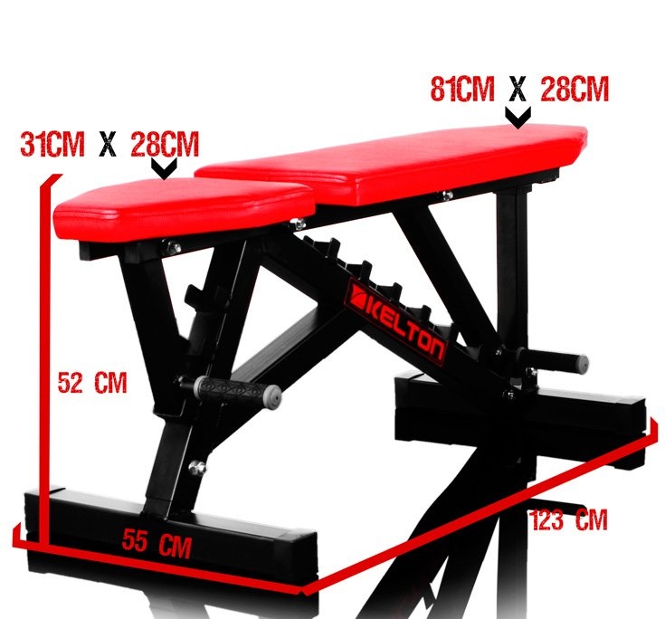 Heavy Duty sportbank - verstelbaar tot zitbank - tot 500 kg
