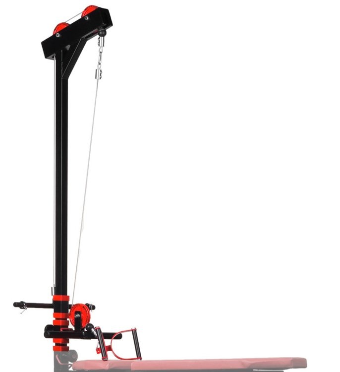 Sportbank pull bar accessoire - met katrollen - hoogte verstelbaar - tot 200 kg