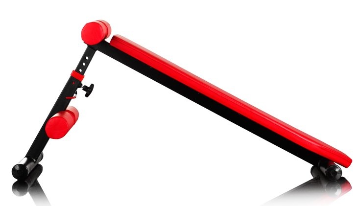 Kelton buikspier en halter bank - 140 x 50 x 60-75 cm
