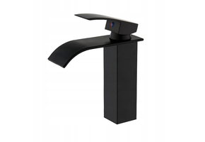 Wastafel badkamer kraan - zwart