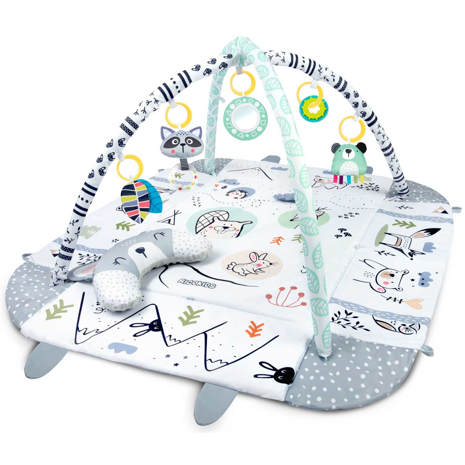 Educatieve speelmat - 110 x 100 cm - Konijn