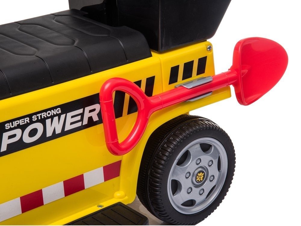 Elektrische kinderauto - kiepwagen - geel