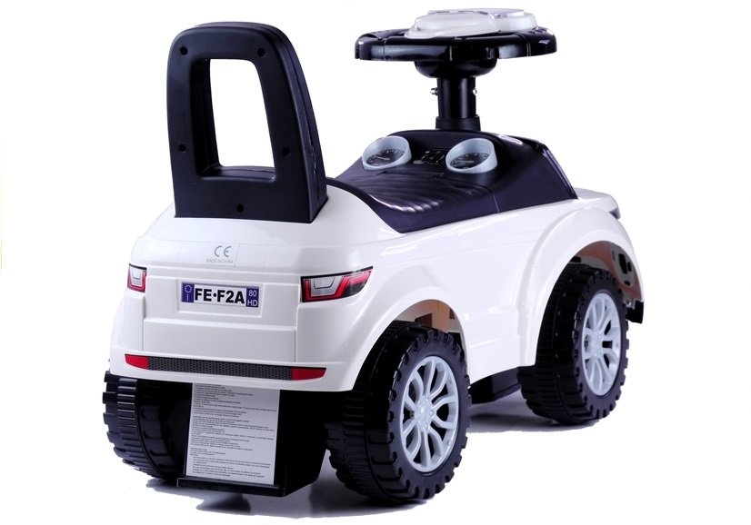 Peuter loopwagen - terreinwagen - wit