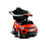 Kinder loopwagen - met duwstang - rood